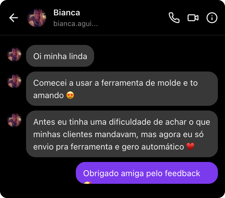 Depoimento de cliente